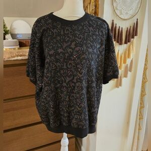 Vintage short sleeved dad sweater